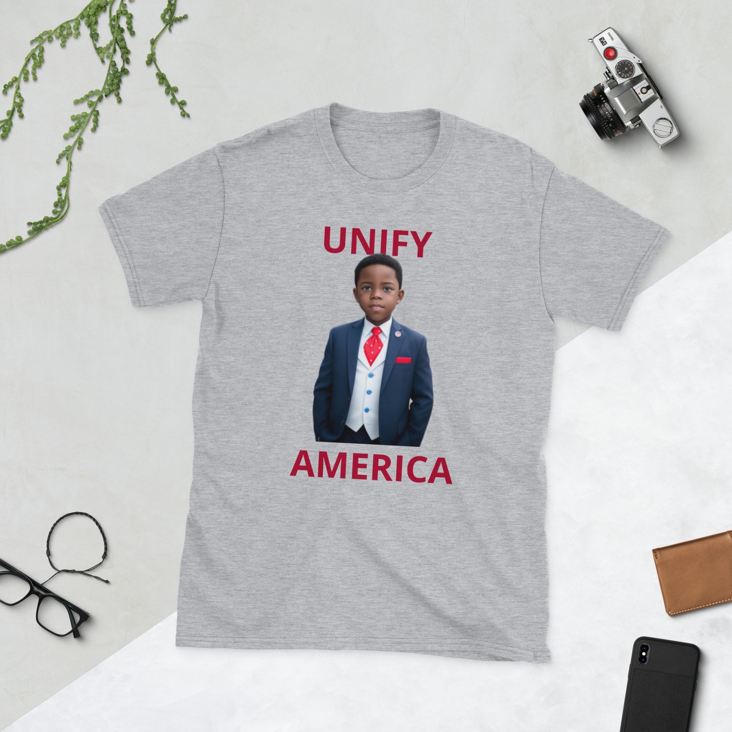 Unify America Brown Short-Sleeve Unisex T-Shirt