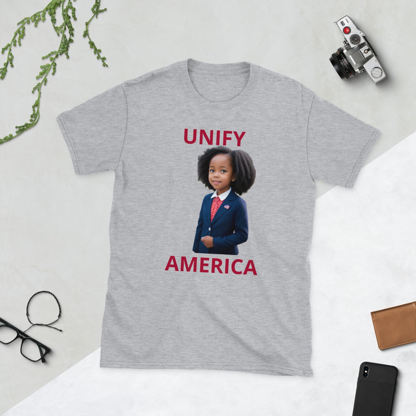 Unify America Brown Short-Sleeve Unisex T-Shirt